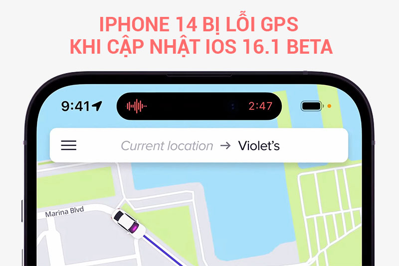 Iphone 14 bị lỗi GPS khi cập nhật iOS 16.1 beta