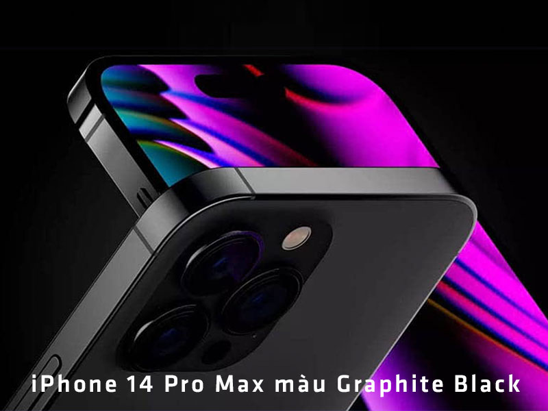 iPhone 14 Pro Max màu Graphite Black