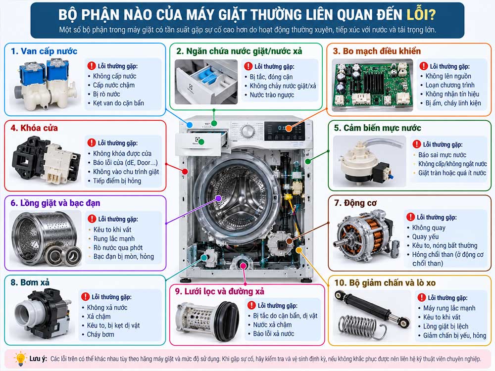 Lỗi máy giặt